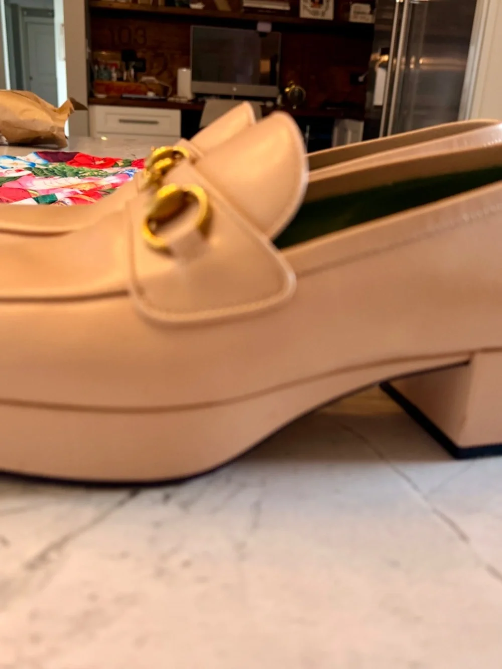 Gucci Horsebit Leather Platform Loafers - Picture 5 of 15